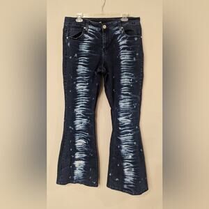 Hydraulic Nolita Mid Rise Stretch Flare Jeans in Preloved Condition! In Size 16.